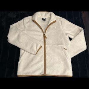 The North Face All Over Sherpa Zip Up Jacket